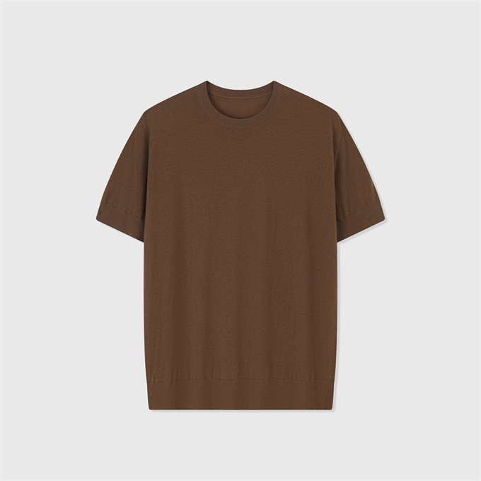 hermes etriviere crew neck knit short sleeve knit sweater